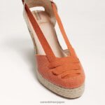 jp Sam Edelman 女性 マルゲリータ エスパドリーユ ウェッジ サンダル バーントオレンジ 4NFV0P86 履物 - Image 7