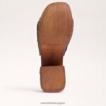 jp Sam Edelman 女性 マルシア プラットフォーム サンダル 黒いスエード 4NFV0P60 履物 - Image 6