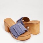 jp Sam Edelman 女性 マルシア プラットフォーム サンダル 青 4NFV0P62 履物 - Image 7