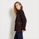 jp Sam Edelman 女性 マーゴットブレザー メイベルチェック柄 4NFV0P1277 衣服 - Image 2