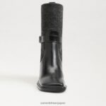 jp Sam Edelman 女性 マーシーブーツ ブラック/ダークグレー 4NFV0P766 履物 - Image 3
