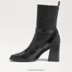 jp Sam Edelman 女性 マーシーブーツ ブラック/ダークグレー 4NFV0P766 履物 - Image 4