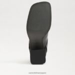 jp Sam Edelman 女性 マーシーブーツ ブラック/ダークグレー 4NFV0P766 履物 - Image 6