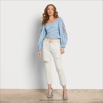 jp Sam Edelman 女性 ミディアムライズ リニー フレア パンツ 白 4NFV0P1184 衣服