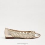 jp Sam Edelman 女性 メイバレエフラット 漂白されたナチュラル 4NFV0P372 履物 - Image 2