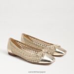 jp Sam Edelman 女性 メイバレエフラット 漂白されたナチュラル 4NFV0P372 履物