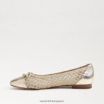jp Sam Edelman 女性 メイバレエフラット 漂白されたナチュラル 4NFV0P372 履物 - Image 4