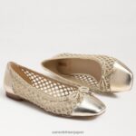 jp Sam Edelman 女性 メイバレエフラット 漂白されたナチュラル 4NFV0P372 履物 - Image 7