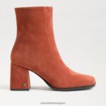 jp Sam Edelman 女性 メイラ アンクルブーツ さび 4NFV0P826 履物 - Image 2