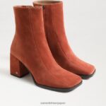 jp Sam Edelman 女性 メイラ アンクルブーツ さび 4NFV0P826 履物