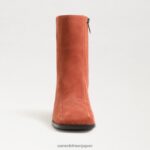 jp Sam Edelman 女性 メイラ アンクルブーツ さび 4NFV0P826 履物 - Image 3