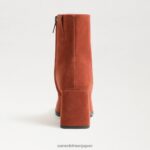 jp Sam Edelman 女性 メイラ アンクルブーツ さび 4NFV0P826 履物 - Image 5