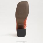 jp Sam Edelman 女性 メイラ アンクルブーツ さび 4NFV0P826 履物 - Image 6