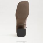 jp Sam Edelman 女性 メイラ アンクルブーツ オリーブスエード 4NFV0P829 履物 - Image 6
