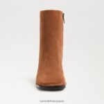 jp Sam Edelman 女性 メイラ アンクルブーツ フロンティアブラウン 4NFV0P827 履物 - Image 3