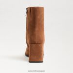 jp Sam Edelman 女性 メイラ アンクルブーツ フロンティアブラウン 4NFV0P827 履物 - Image 5