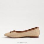 jp Sam Edelman 女性 メドウバレエフラット 漂白ブナ材 4NFV0P171 履物 - Image 4
