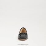 jp Sam Edelman 女性 メドウバレエフラット 黒い革 4NFV0P173 履物 - Image 3
