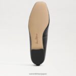 jp Sam Edelman 女性 メドウバレエフラット 黒い革 4NFV0P173 履物 - Image 6