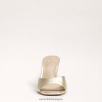 jp Sam Edelman 女性 メリックウェッジサンダル ダークゴールド 4NFV0P611 履物 - Image 3