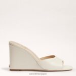 jp Sam Edelman 女性 メリックウェッジサンダル モダンなアイボリー 4NFV0P612 履物 - Image 2
