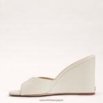 jp Sam Edelman 女性 メリックウェッジサンダル モダンなアイボリー 4NFV0P612 履物 - Image 4