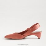 jp Sam Edelman 女性 メレディス スリングバック キトゥン ヒール キャニオンオレンジ 4NFV0P878 履物 - Image 4