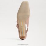 jp Sam Edelman 女性 メレディス スリングバック キトゥン ヒール ソフトプラリネ 4NFV0P877 履物 - Image 6