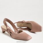 jp Sam Edelman 女性 メレディス スリングバック キトゥン ヒール ソフトプラリネ 4NFV0P877 履物 - Image 7