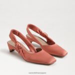 jp Sam Edelman 女性 メレディス スリングバック キトゥン ヒール キャニオンオレンジ 4NFV0P878 履物
