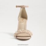 jp Sam Edelman 女性 ヤロ ペルラ ブロックヒールサンダル 暖かい日焼け 4NFV0P617 履物 - Image 3