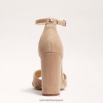 jp Sam Edelman 女性 ヤンシーアンクルストラップサンダル オートミール 4NFV0P775 履物 - Image 5