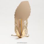 jp Sam Edelman 女性 ライラ レースアップ スティレット サンダル アンバーゴールド 4NFV0P441 履物 - Image 6