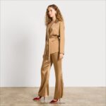 jp Sam Edelman 女性 ライラブレザー シャンパンサテン 4NFV0P1294 衣服 - Image 2