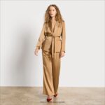jp Sam Edelman 女性 ライラブレザー シャンパンサテン 4NFV0P1294 衣服