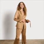 jp Sam Edelman 女性 ライラブレザー シャンパンサテン 4NFV0P1294 衣服 - Image 3