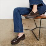 jp Sam Edelman 女性 ラウルズ ラグソール ローファー 栗 4NFV0P426 履物 - Image 8