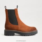 jp Sam Edelman 女性 ラグナチェルシーブーツ フロンティアブラウン 4NFV0P463 履物 - Image 2
