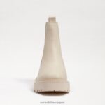 jp Sam Edelman 女性 ラグナチェルシーブーツ モダンなアイボリーレザー 4NFV0P458 履物 - Image 3