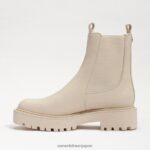 jp Sam Edelman 女性 ラグナチェルシーブーツ モダンなアイボリーレザー 4NFV0P458 履物 - Image 4