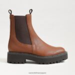 jp Sam Edelman 女性 ラグナチェルシーブーツ 黄褐色 4NFV0P461 履物 - Image 2