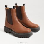 jp Sam Edelman 女性 ラグナチェルシーブーツ 黄褐色 4NFV0P461 履物