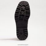jp Sam Edelman 女性 ラグナチェルシーブーツ 黒い革 4NFV0P459 履物 - Image 6