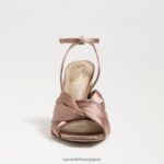 jp Sam Edelman 女性 ラベンダーのストラップヒール プラリネサテン 4NFV0P948 履物 - Image 3