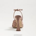 jp Sam Edelman 女性 ラベンダーのストラップヒール プラリネサテン 4NFV0P948 履物 - Image 5