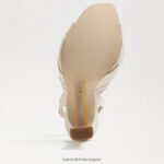 jp Sam Edelman 女性 ラベンダーのストラップヒール モダンなアイボリー 4NFV0P950 履物 - Image 6