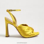jp Sam Edelman 女性 ラベンダーのストラップヒール 黄土色のサテン 4NFV0P947 履物 - Image 2