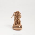 jp Sam Edelman 女性 ララグラディエーターサンダル キャメル 4NFV0P608 履物 - Image 3
