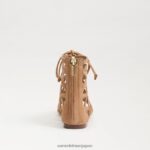 jp Sam Edelman 女性 ララグラディエーターサンダル キャメル 4NFV0P608 履物 - Image 5