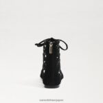 jp Sam Edelman 女性 ララグラディエーターサンダル 黒いスエード 4NFV0P946 履物 - Image 5